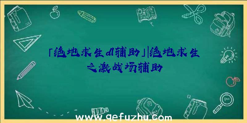 「绝地求生dl辅助」|绝地求生之激战场辅助